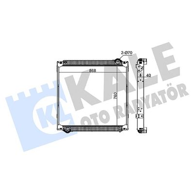 Su Radyatörü  BEHR 8MK 376 745 651