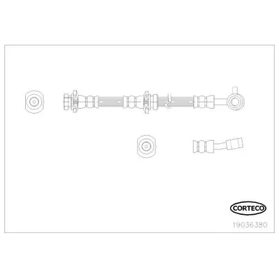 Fren Hortumu Ön Sağ Nissan X-Trail (T30)(06.2001->)  SVAC 73-0163