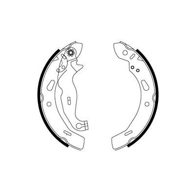 Fren Pabuçlu Balata Arka Ford Fiesta (CB1)(2008->)  TRW GS8814