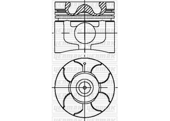 Piston (91.60MM-0.50)  YENMAK 31-04371-050  31-04371-050