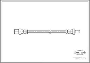 Fren Hortumu Ön Sağ veya Sol CAVO C901 212A  GBH108 75061955 1000744 6823335 92AB2282BB 92AB2282BC