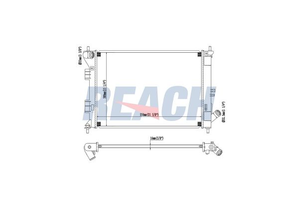 Su Radyatörü  Hyundai Elantra (MD)(2011->)  AXAM 04-17-05-0207