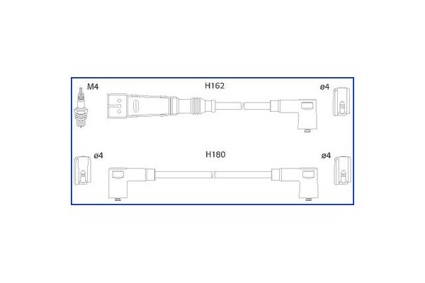 Buji Kablosu  HUCO 134795