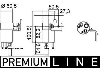 Klima Tüpü  MAHLE AD 290 000P  8V5119D848AC 8V51 19D848 AC 1521613 1521941 1639748 8V5119D848AA 8V5119D848AB