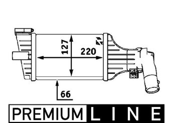Turbo Radyatörü  MAHLE CI 55 000P  1302244 9129519 09129519 9192587 09192587 1302413 13 02 413 91 29 519 91 92 587 95512980 13 02 244