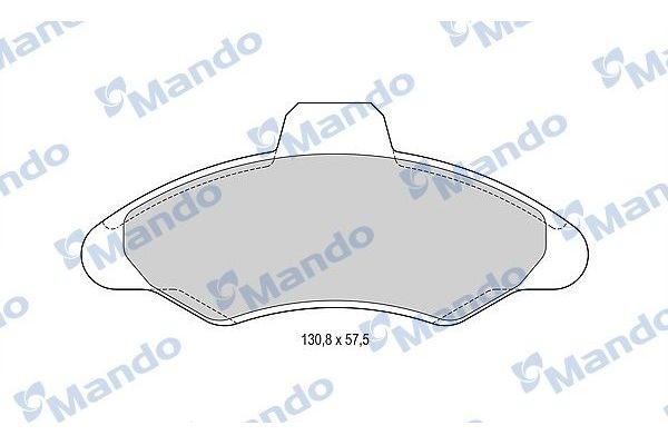 Fren Disk Balata Ön Ford Escort Express (1995->)  MANDO MBF015085