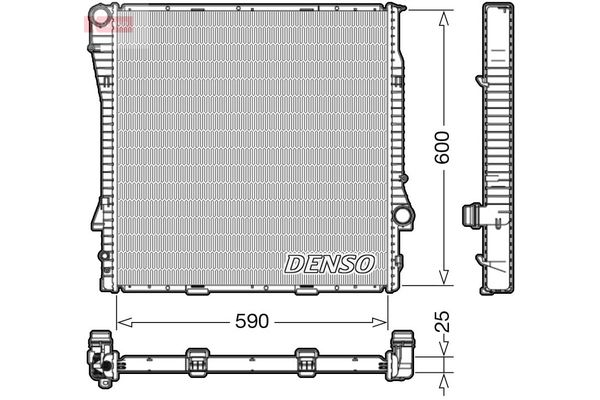Su Radyatörü  DENSO DRM05113