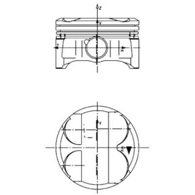 Piston (84.00MM-STD)   YENMAK 39-04621-000