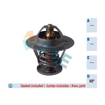 Termostat 88 °C  Ford Transit Otobüs (TTG)(2013->2019)  ZEGEN ZTH1171