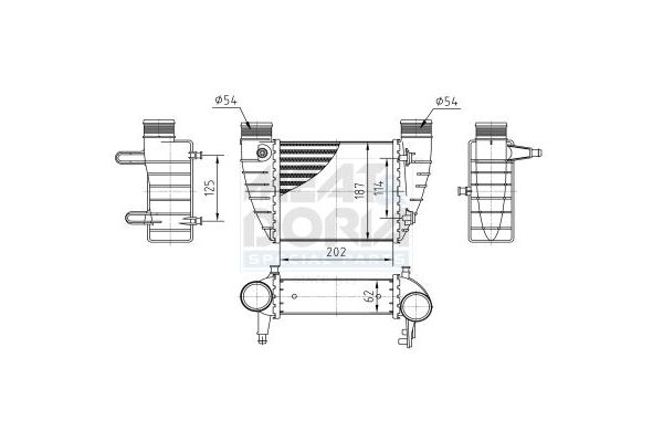 Turbo Radyatörü  Nissan Cube (Z12)(08.2009->)  MAHER 10791