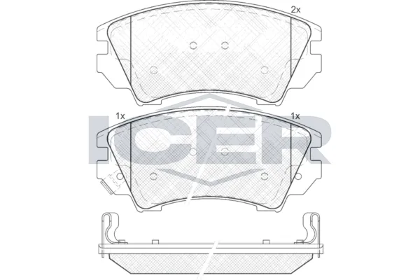 Fren Disk Balata Ön Opel Astra J GTC Makyajlı (2011->)  CARRINGO 55010