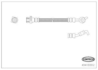 Fren Hortumu Arka Sağ MGA 511145  587382S100 587372S100