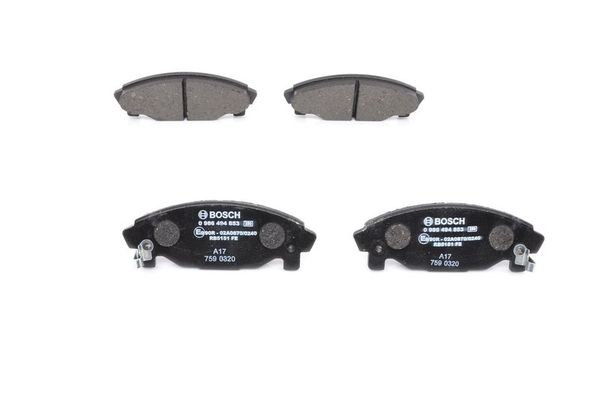 Fren Disk Balata Ön Daihatsu Charade (G200)(1993->2000)  BOSCH 0 986 494 853
