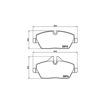 Fren Disk Balata Ön BMW 2 Serisi Active Tourer (F45)(2014->)  MAGNETI MARELLI 363700406034