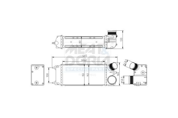 Turbo Radyatörü  MGA 80458