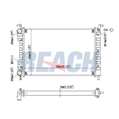 Su Radyatörü  KALE 0126231AB