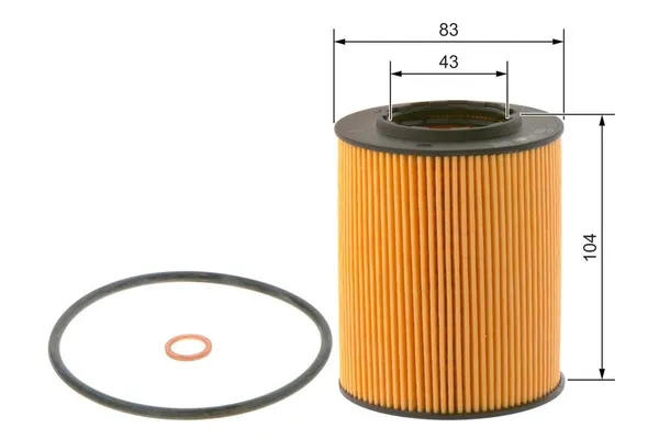 Yağ Filtresi  BMW 5 Serisi Touring (E34)(1991->)  BOSCH 0 986 4B7 017