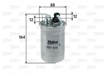 Yakıt Filtresi  VALEO 587515  57127401A 57127401 057127401 057127401A 57127435D 057127435D 59127401C 059127401C 59127401E 059127401E