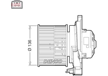 Kalorifer Motoru  DENSO DEA10055  1206931 1252927 2S6H18456BC 2S6H18456BD