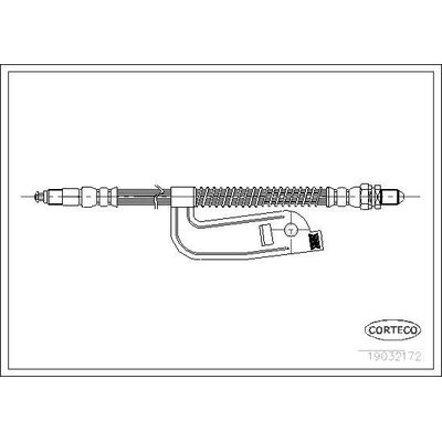 Fren Hortumu Ön Sağ veya Sol Ford Fiesta (DX)(2000->)  OSSCA 01048