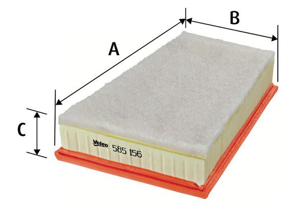 Hava Filtresi  Nissan NV250 Kapalı kasa (09.2019->)  VALEO 585156
