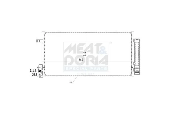 Klima Radyatörü  Fiat Doblo (152) Panorama (2010->)  FEBI BILSTEIN 197132