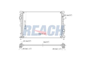 Su Radyatörü  RADISEN RR 606681  LR075360 LR075359 2J9C7324 GJ328005BB