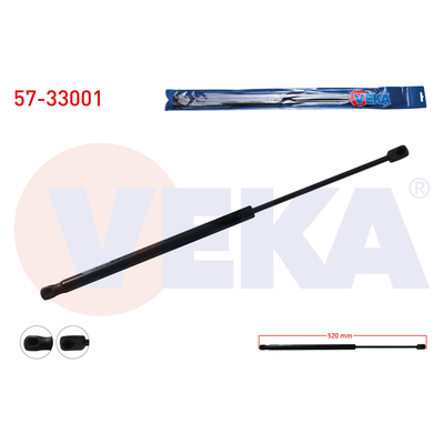 Bagaj Amortisörü Sağ veya Sol Peugeot 206 + (02.2009->)  VEKA 57-33001