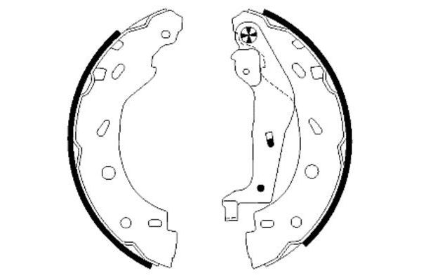 Fren Pabuçlu Balata Arka TEXTAR 91057400