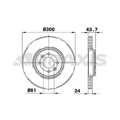 Fren Disk Ayna Ön Sağ ve Sol BRAXIS AE0092