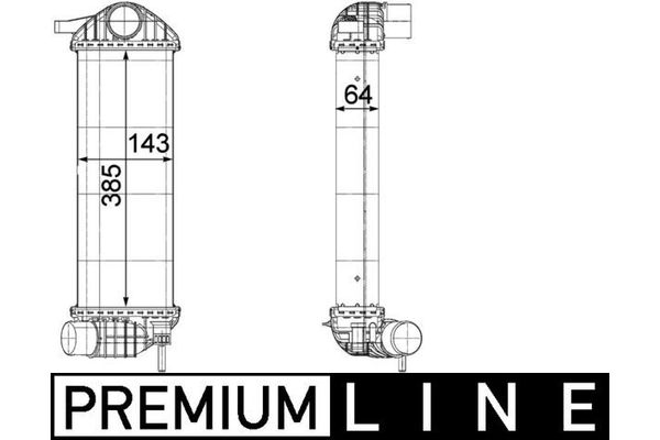 Turbo Radyatörü  MAHLE CI 243 000P