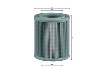 Hava Filtresi  MAHLE LX 329  7701039528 GAF183 1444K1 7701034705 8671002473