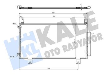 Klima Radyatörü  KALE 361310  80100TLAA11