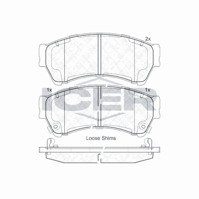 Fren Disk Balata Ön Mazda 6 Kombi (GH)(12.2007->)  OTOZONE FDO3062-R