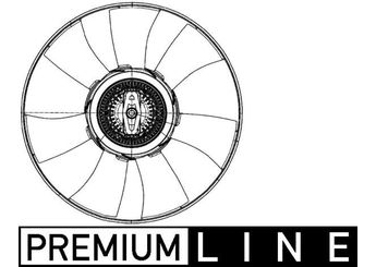 Radyatör Fan ve Motoru  MAHLE CFF 500 000P  3L121301A 03L121301A