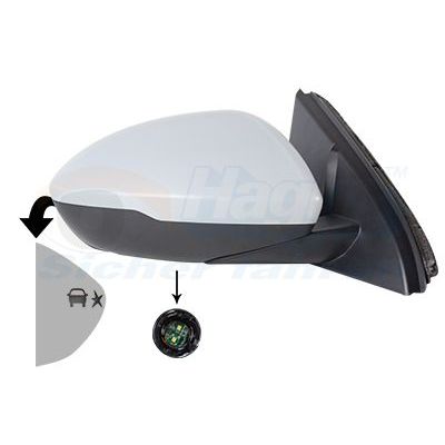 Dikiz Aynası Dış Sağ Opel Astra K Sports Tourer (10.2015->)  OPEL ORJINAL YR003584FX