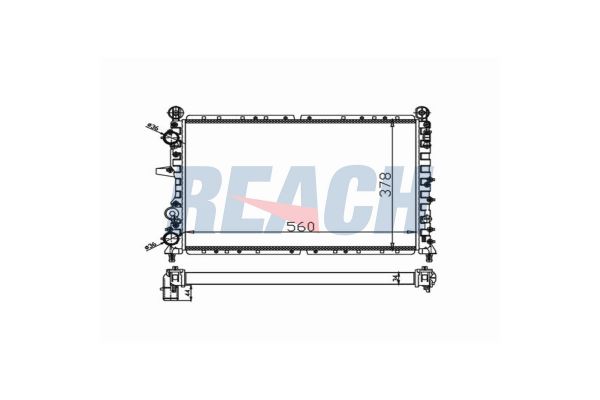 Su Radyatörü  Alfa Romeo 145 (1994->)  KALE 0115182PA