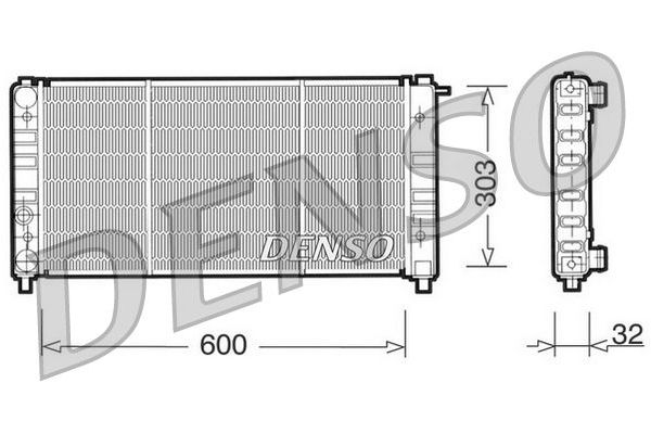 Su Radyatörü  DENSO DRM26004
