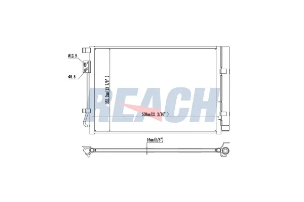 Klima Radyatörü  MGA 82563