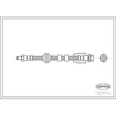 Fren Hortumu Ön Sağ veya Sol Ford Mondeo S.Wagon (GE)(2000->)  FORD ORJINAL 1S712078AG