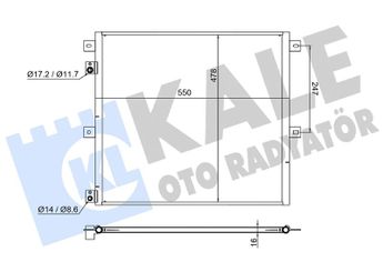 Klima Radyatörü  KALE 382715  20809759 7420809759 74 20 809 759