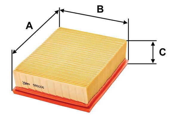 Hava Filtresi  VALEO 585006