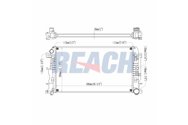 Su Radyatörü  BEHR 8MK 376 782-054