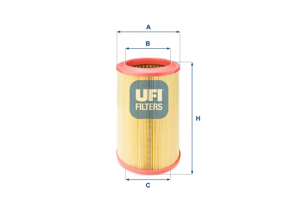 Hava Filtresi  Alfa Romeo 147 (190)(2000->)  UFI 27.366.00