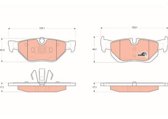 Fren Disk Balata Arka TRW GDB1626  34216774692 34216767148 34 21 6 767 148 34216767150 34 21 6 767 150 34216773161 34 21 6 773 161 34 21 6 774 692 6767148 6 767 148 6767150 6 767 150 6773161 6 773 161 6774692 6 774 692