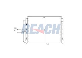 Klima Radyatörü  MAHLE AC 153 000S  7701038227 1223100 1223100X 7701038395