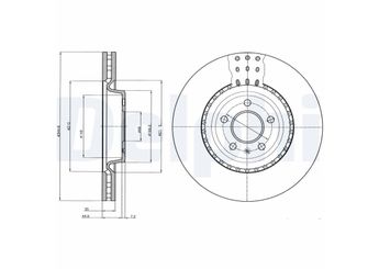 Fren Disk Ayna Ön Sağ ve Sol DELPHI BG9110C  4G0615301G 4G0615301 4G0 615 301 4G0615301M 4G0 615 301M 4G0615301AE 4G0615301AF 4G0615301AH 4G0615301AJ 4G0615301E 4G0615301F 4G0615301H 4G0615301J 4G0615301Q 4G0615301R 4G0698996 95B615301B 95B615301M