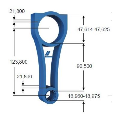 Piston Kolu  GVA 3013000