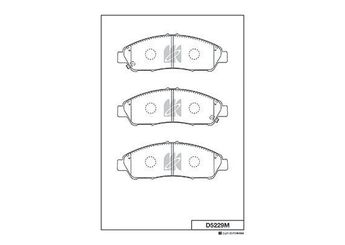 Fren Disk Balata Ön OTOZONE FDO9130-R  22972580 45022STXA00 45022TZ5R02 84323140 45022STXA01 45022SZA405 45022SZAA00 45022SZAA01 45022SZAA10 45022SZAA11 45022TY3A01 45022TY3A02 45022TY3A03 45022TZ5A00 45022TZ5A01 45022TZ5A10