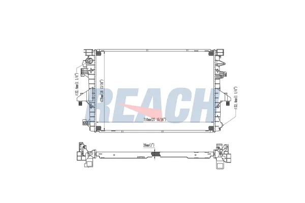 Su Radyatörü  BEHR CR 1792 000S